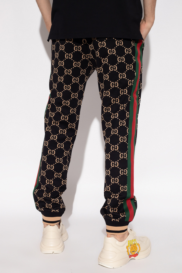 Gucci Sweatpants with GG pattern SchaferandweinerShops Men s Clothing Gaga gucci M CZY NI CIENKIE ROZPINANY